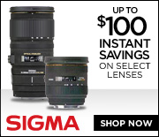 Sigma Lens Promotions  - Shop Now