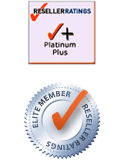 ResellerRatings Platinum Plus Award - Reseller Ratings Elite Member