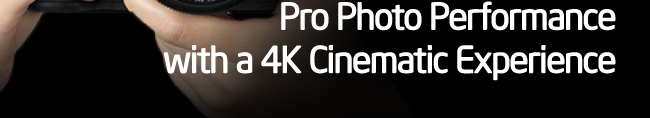 Pro Photo Performance with a 4K Cinematic Experience