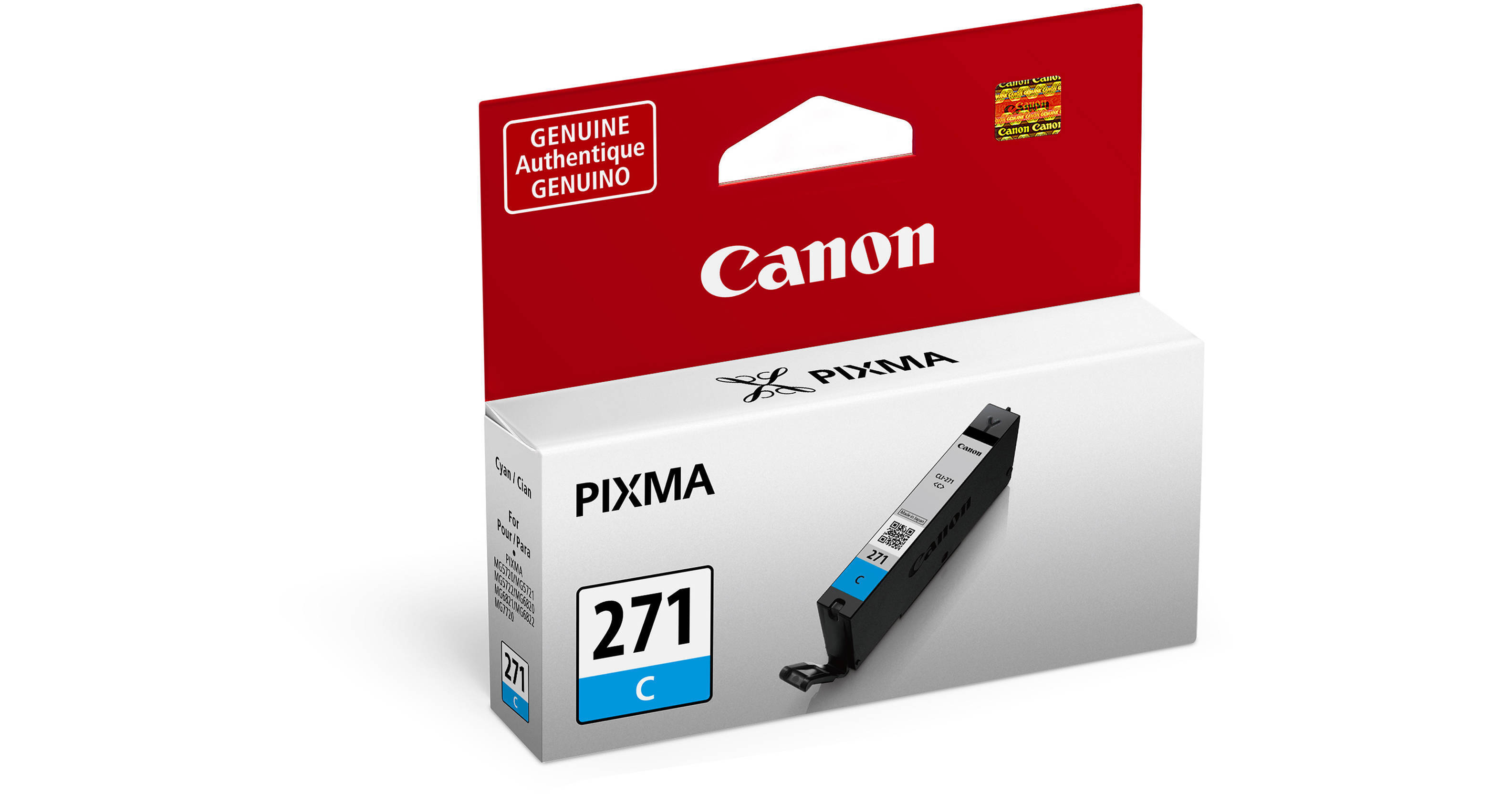 Canon CLI 271 Cyan Ink Tank 0391C001AA B H Photo Video