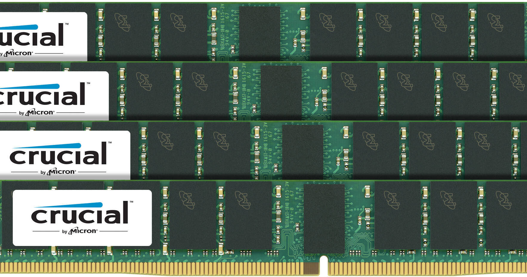 Crucial 64GB DDR4 2400 MHz VLP RDIMM Memory Kit CT4K16G4VFS424A