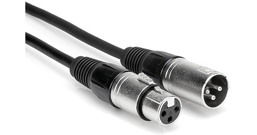 Hosa Technology Pin Xlr Male To Pin Xlr Female Dmx B H