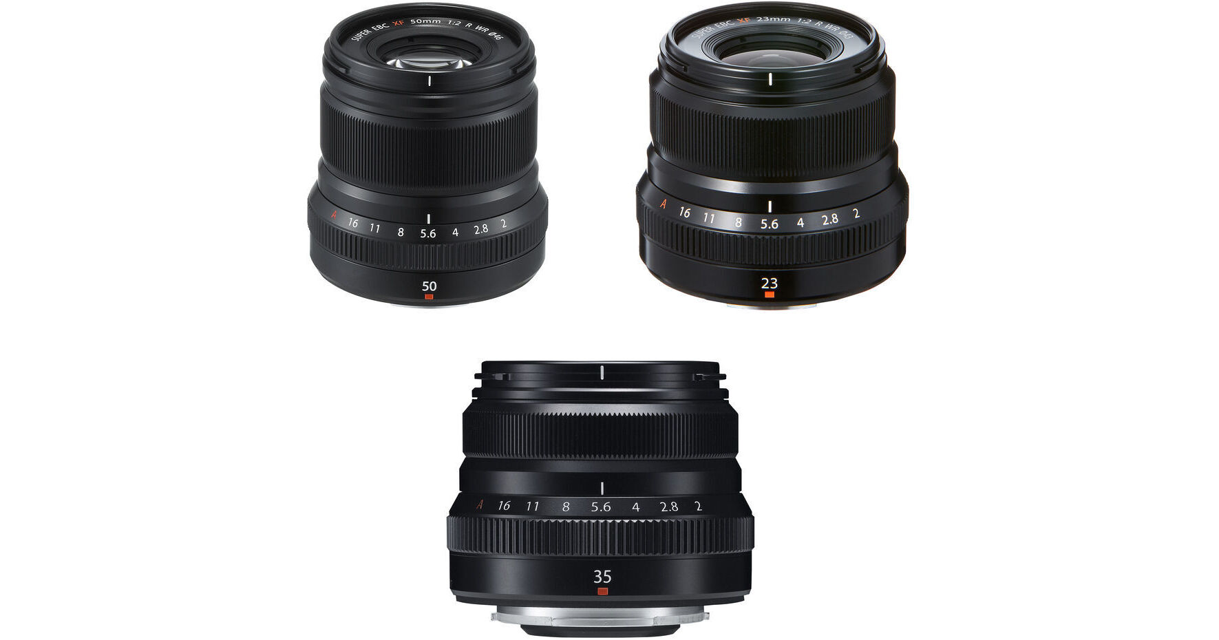 Fujifilm Xf Mm Mm And Mm F Wr Lenses Kit Black B H