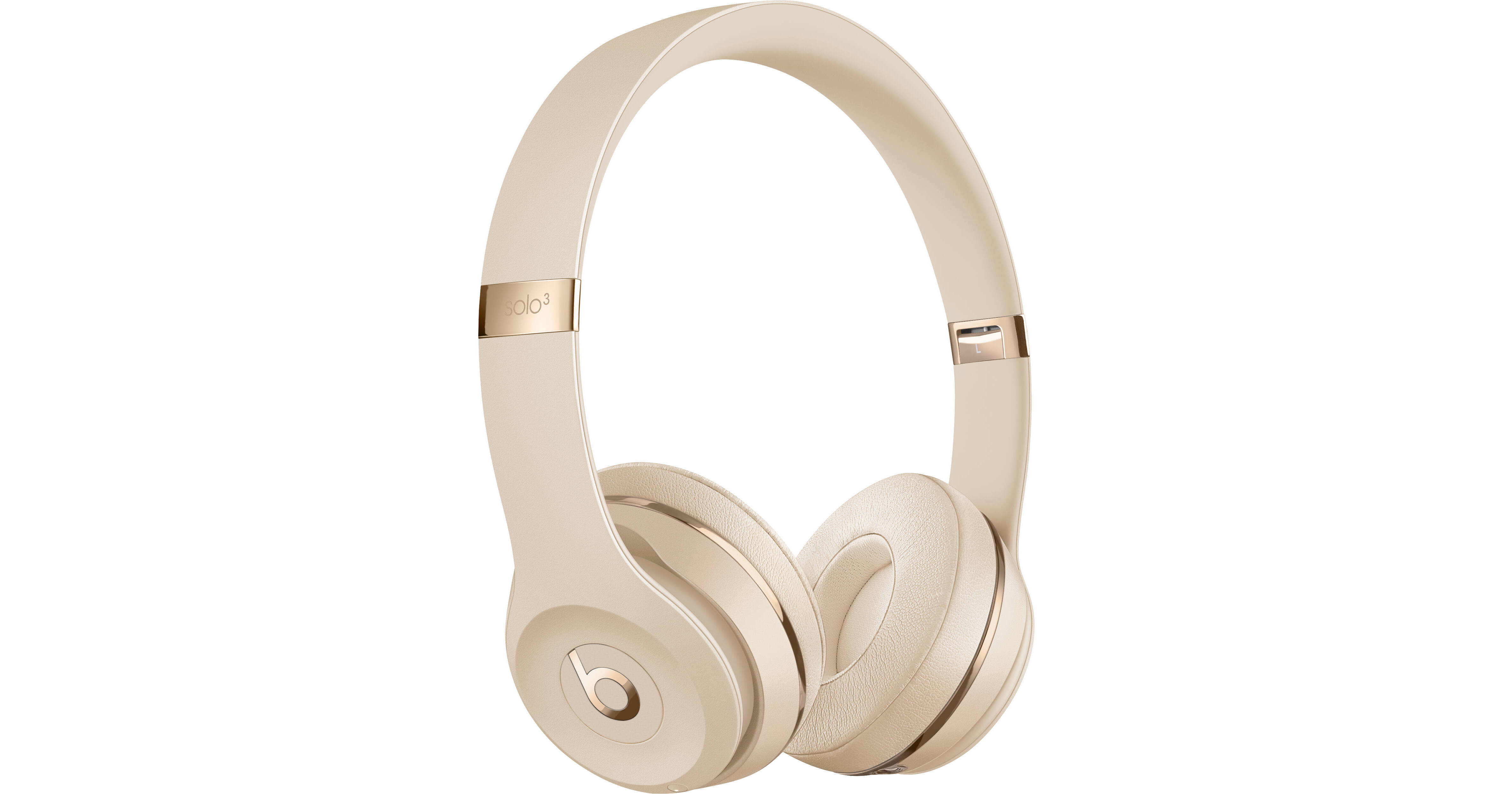 Beats By Dr Dre Solo Wireless Headphones Satin Gold Mx Lla