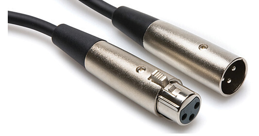 Hosa Technology 3 Pin XLR Male To XLR Female Cable 3 XLR 103