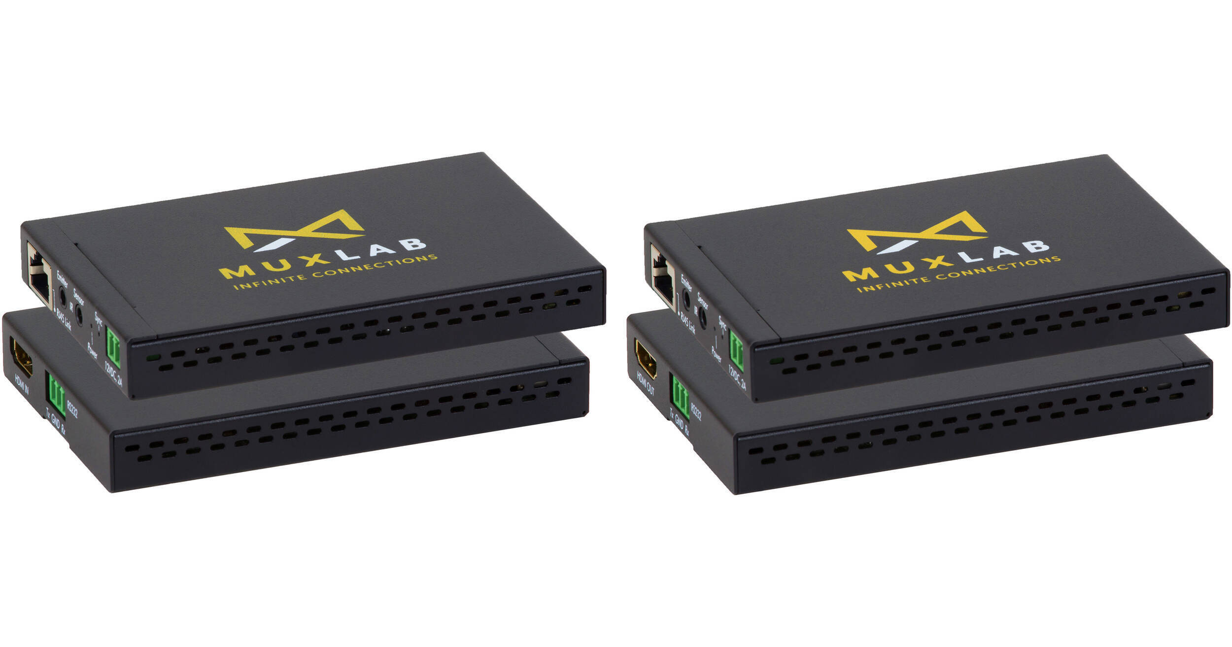 MuxLab UHD 4K HDMI Over HDBaseT Extender Kit 100509 B H Photo