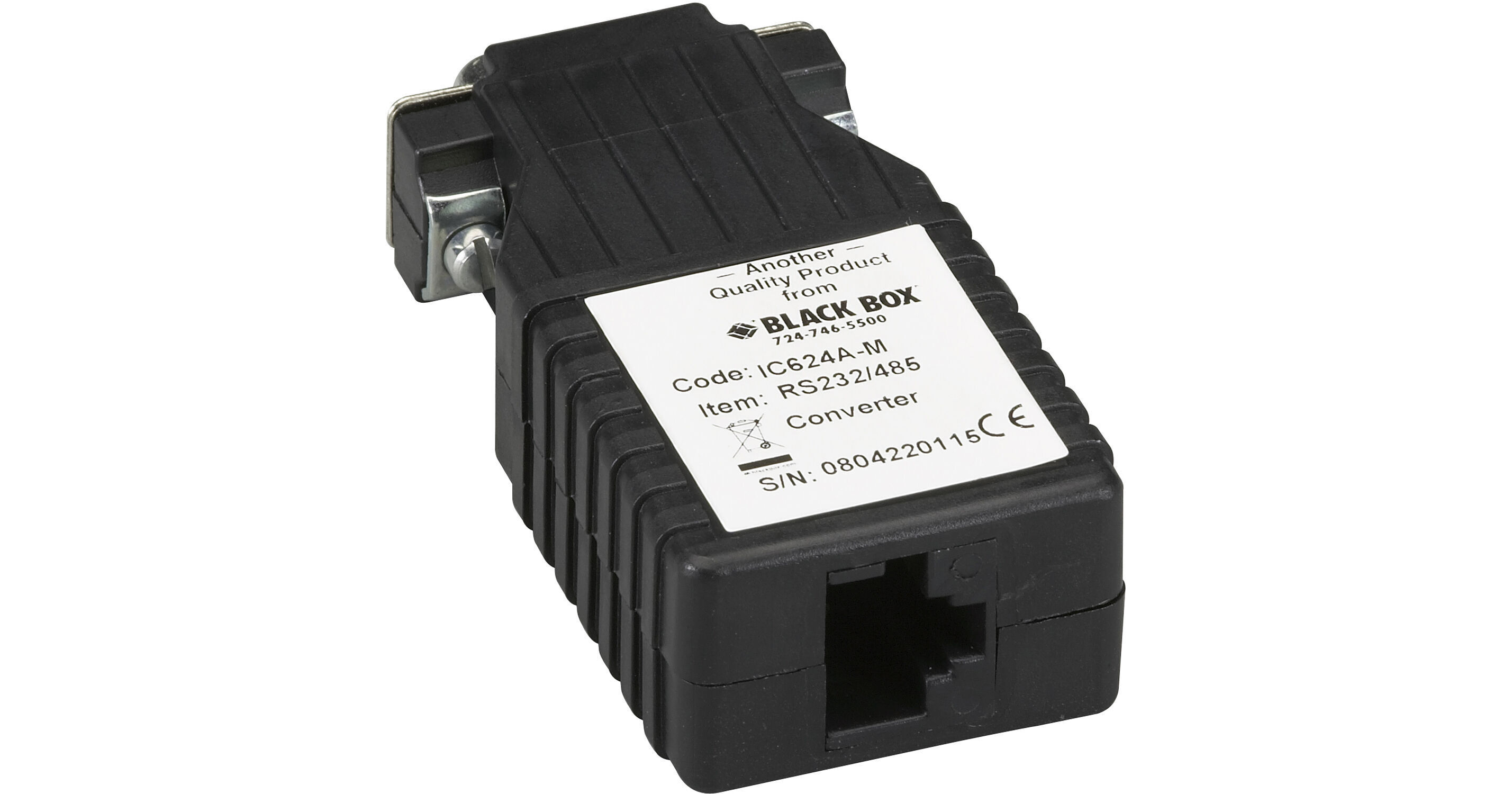 Black Box Async RS232 To RS485 Interface Converter DB9