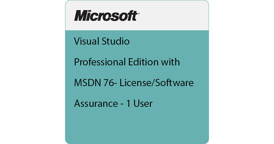 Microsoft Visual Studio Professional Edition With Msdn D