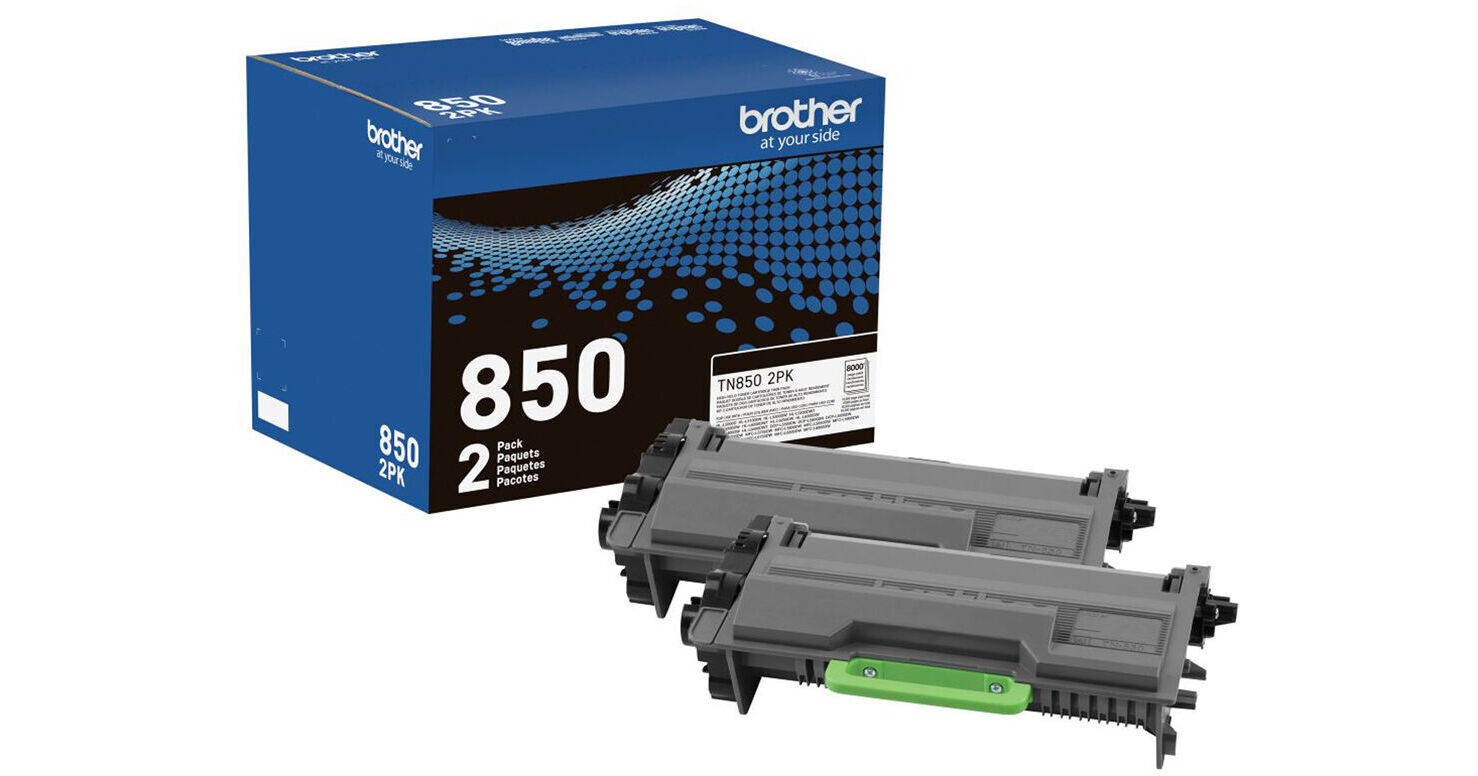 Brother Tn High Yield Black Toner Cartridge Kit Tn Pk B H