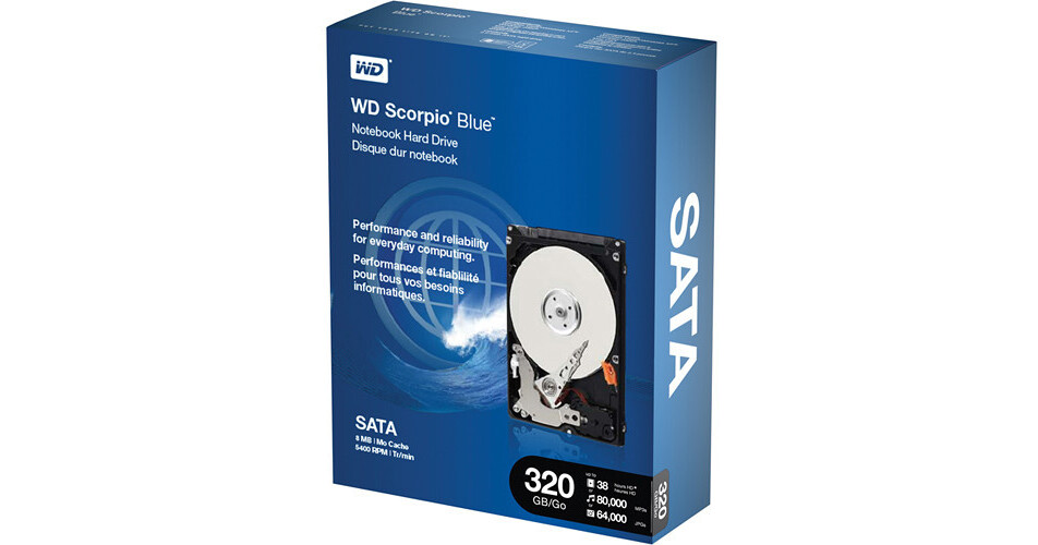 Wd Gb Scorpio Blue Sata Notebook Hard Drive