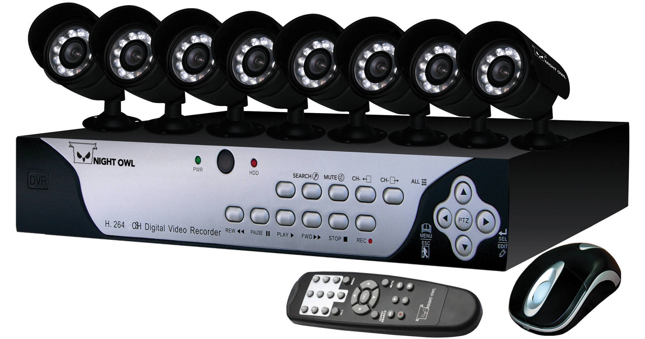 Night Owl Channel H Video Security Kit W Night Fs