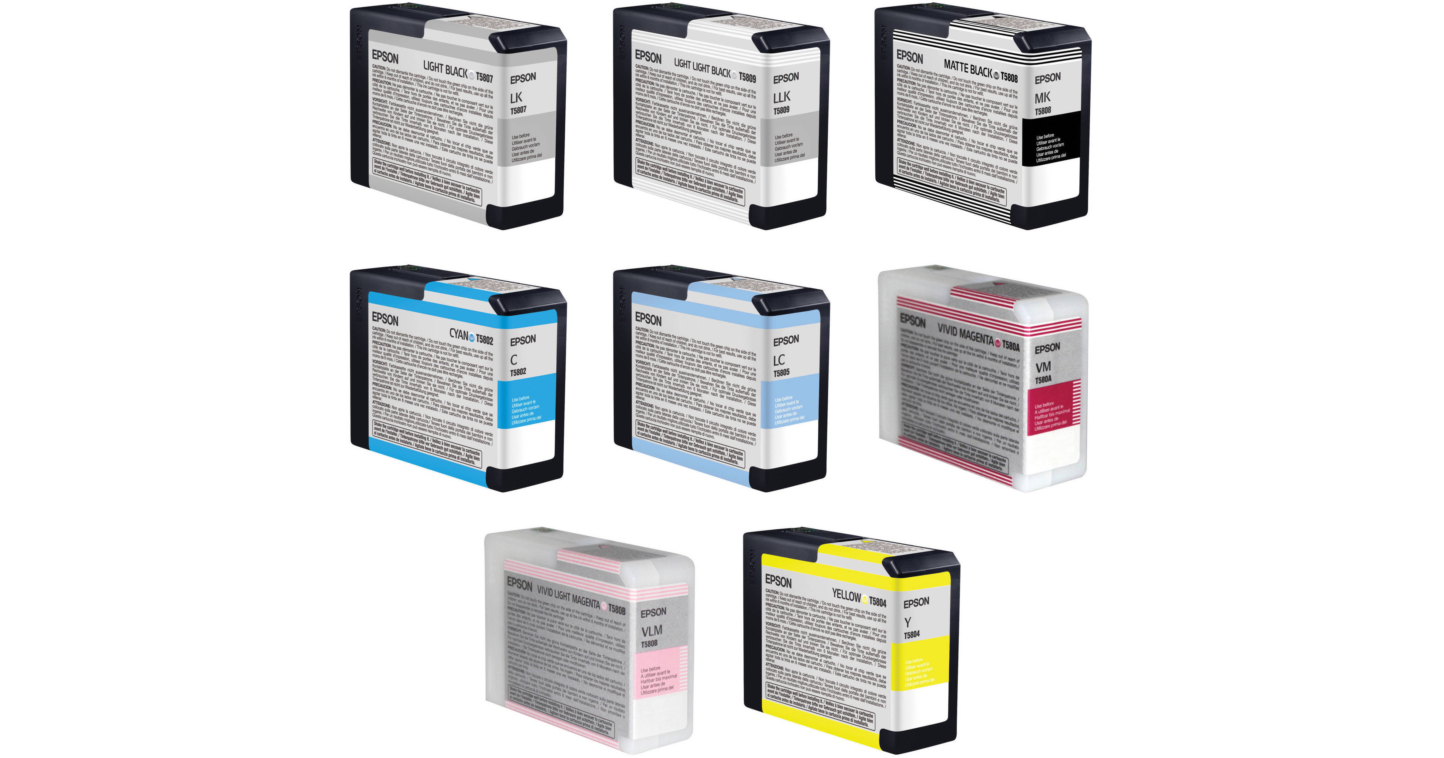 Epson Ultrachrome K Matte Black Cartridge Ink Set Ml