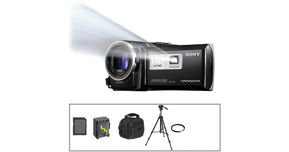 Sony HDR PJ30 Camcorder With Basic Accessory Kit B H Photo Video