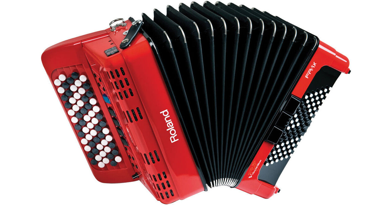 Roland Fr Xb V Accordion Red Fr Xb Rd B H Photo Video