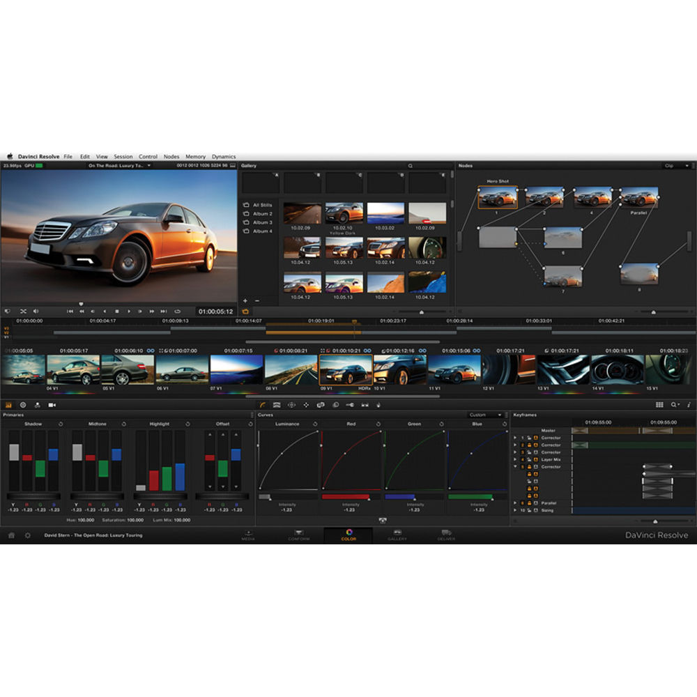 blackmagic design davinci resolve 9.0 color correction software download