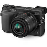 Panasonic Lumix DMC-GX7 16MP Micro Four Thirds Digital Camera with 14-42mm II Lens - Black