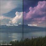 B+W 72mm Graduated Violet 543 Filter