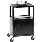 Bretford Adjustable Cabinet Cart with 4" Casters