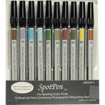 SpotPen Spotpen Group No.2 Retouching Pen Set for Color Prints - Set of 10