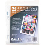 Print File Archival Storage Page, 6x6cm