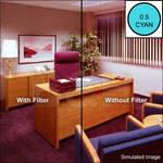 Hitech 85mm Cyan - CC05C - Color Compensating Resin Filter for Cokin P