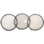 Delta 1 Honeycomb Grid Set of 3 - 7", Black