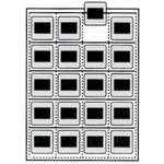 Vue-All 7660 35mm Slide Saver Archival Storage Page (Top Load, 100 Pack)