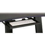Winsted 46250 Formed Black Plastic Pullout Keyboard Tray