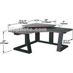 Winsted Digital Corner Workstation Editing Desk E4505 Gray)