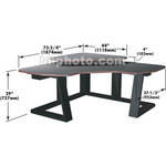 Winsted Digital Corner Workstation Editing Desk  E4545 (Violet)