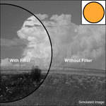 OptiFlex 3 x 3" Orange #21 Resin Filter for Black & White Film