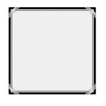 Chimera 24x24" Reflector Fabric - 1/2 Grid Cloth
