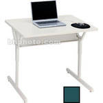 Bretford Connections Adult Height-Adjustable Work Center (Polo Green Trim)