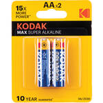 Kodak AA 1.5v Alkaline Battery (2-Pack)