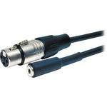 General Brand Mini Female to 3-Pin XLR Female Cable - 25'