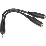 Comprehensive Stereo Mini Male to 2 Stereo Mini Female Y-Cable