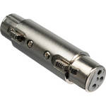 Comprehensive XLRJ-BL Female XLR to Female XLR Adapter