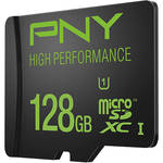 PNY P-SDUX128U160G-GE 128GB Class 10 U1 UHS-I microSDXC Memory Card