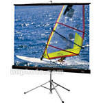 Draper Diplomat Portable Tripod Projection Screen - 50 x 50" - Glass Beaded