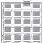 Vue-All 8305 35mm Slide Saver Archival Storage Page (Top Load, 100 Pack)