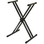 Ultimate Support 13241 IQ-2000 "X" Style Double Brace Keyboard Stand (Black)