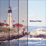 LEE Filters 4x6" Combination Graduated 81EF w/ ND 0.9 Resin Filter (Hard Edge)
