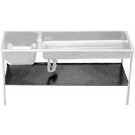 Delta 1 ABS Plastic Shelf for 64939 Stand (8 Foot Commercial Sink)