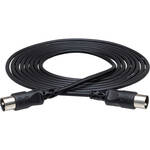 Hosa Technology MID-310 Standard MIDI Cable Male to MIDI Male Cable 10' - Black