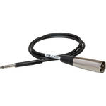 Hosa Technology Stereo 1/4" Male to XLR Male Cable - 15