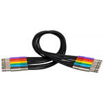Hosa Technology Patchbay TT Male to TT Male Bantam Cable  - 1.5' (set of 8)