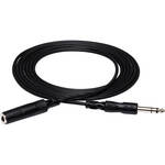 Hosa Technology Stereo 1/4" Female Phone to 1/4" Male Phone TRS Cable - 25'