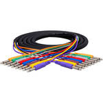 Hosa Technology CPP801 8x 1/4" Phone to 1/4" Phone Snake Cable - 3.3' (1 m)