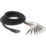 Hosa Technology DTP-805 DB-25 to 8x Stereo 1/4" Phone Snake Cable- 23' (7 m)
