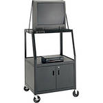 Advance AV7ULC-49 PixMobile Arc-Welded TV Cart with Metal Cabinet
